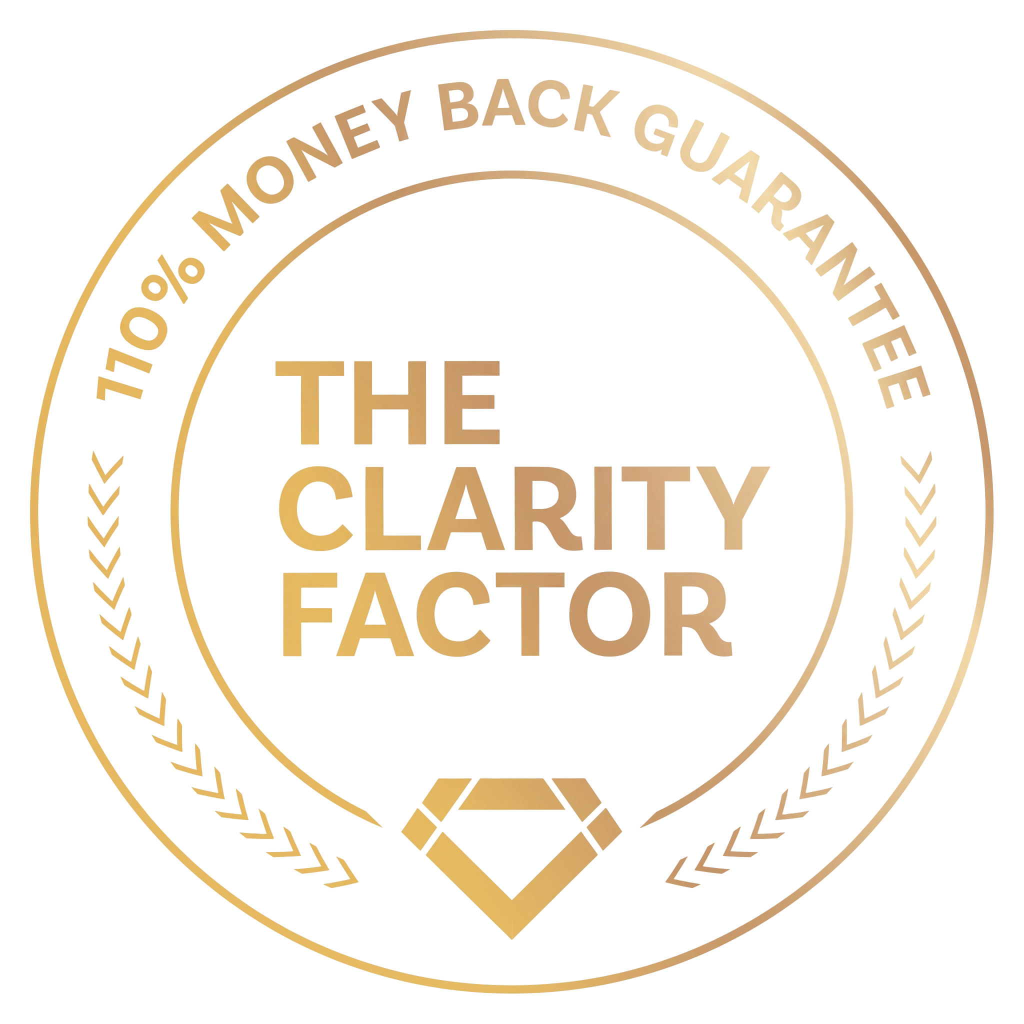 110% Money Back Guarantee — The Clarity Factor